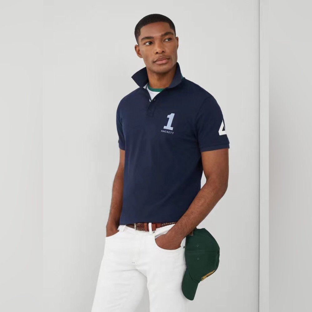 Hackett Heritage 1234 Short Sleeve Polo - NWT